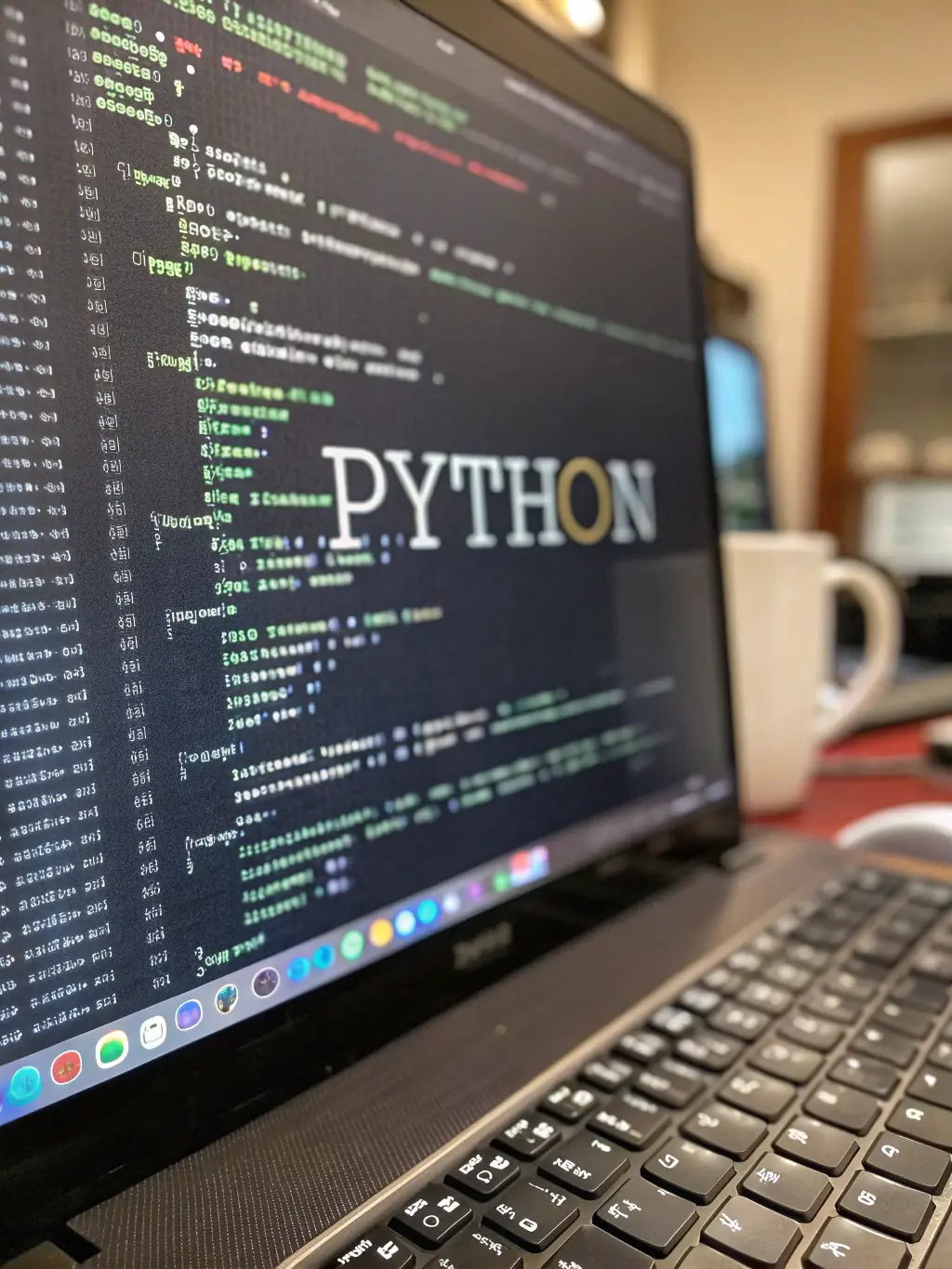 A clean, professional image of Python code being executed in a terminal, highlighting the language's versatility and efficiency.